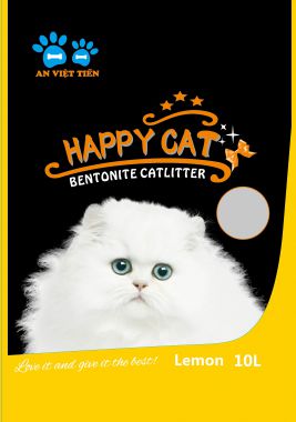 Cát Vệ Sinh Happy Cat Cho Mèo 10L Mùi Chanh