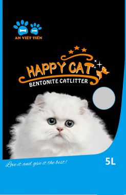 Cát Vệ Sinh Happy Cat Cho Mèo 5L Không Mùi