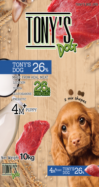Thức ăn cho chó Tony's Dog puppy 10kg