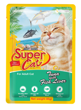 PATE SUPER CAT WITH FISH LIVER - 85G