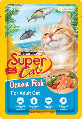 PATE SUPER CAT ADULT OCEAN FISH - 85G