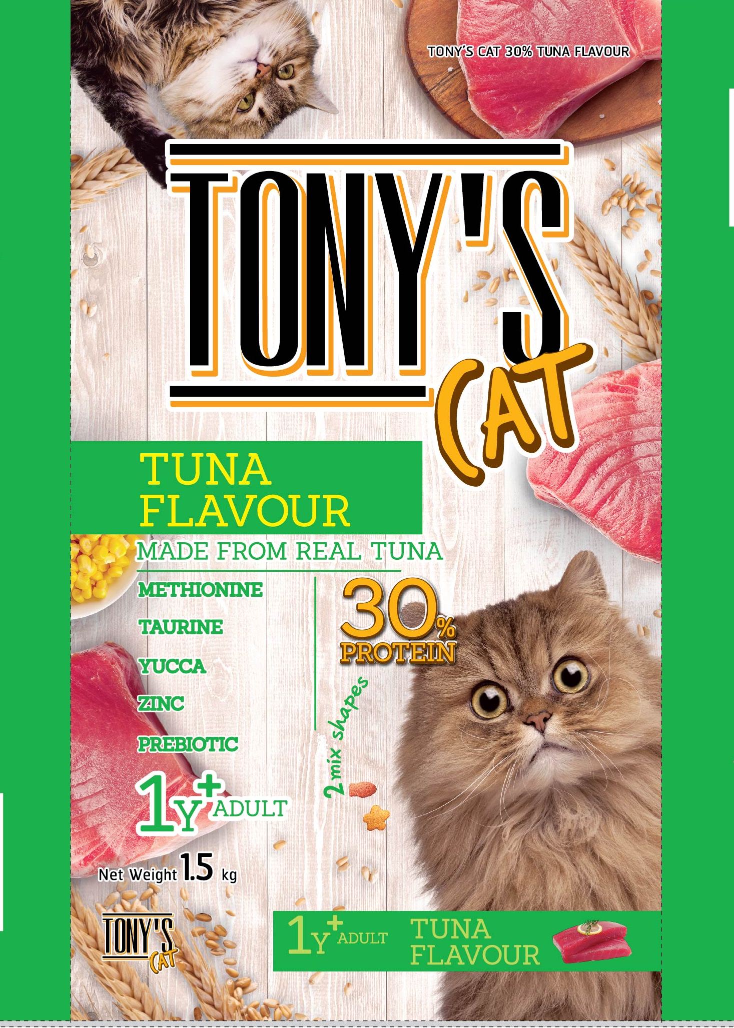 Thức ăn cho mèo Tony's Cat 1.5kg
